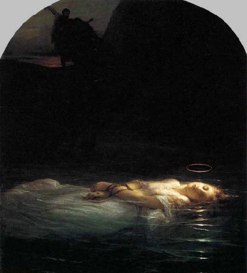 Paul Delaroche Young Christian Martyr oil painting picture